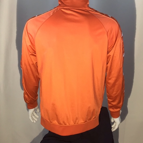Kappa Men’s activewear track jacket - regular fit Large.  Orange. - Picture 3 of 9